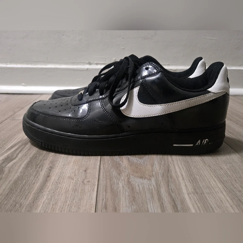 Nike Air Force Low 1 Black & White - Picture 5 of 9
